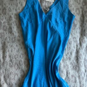 A New Day Bright Blue Midi Dress